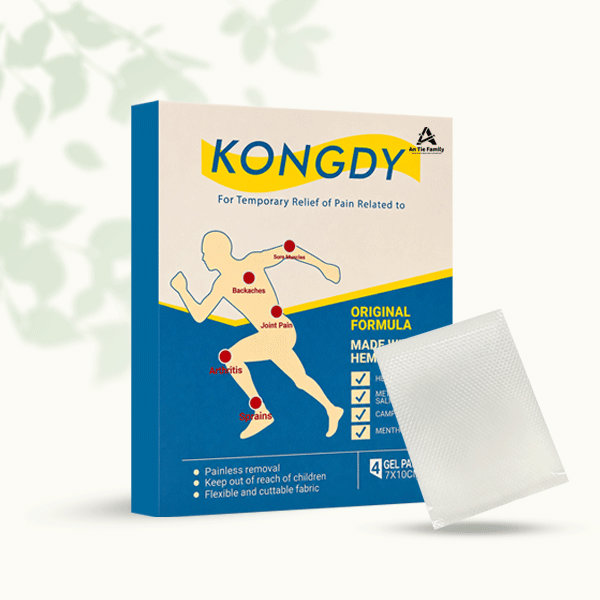 Menthol Gel Relief Patch – 4 Patches/Box