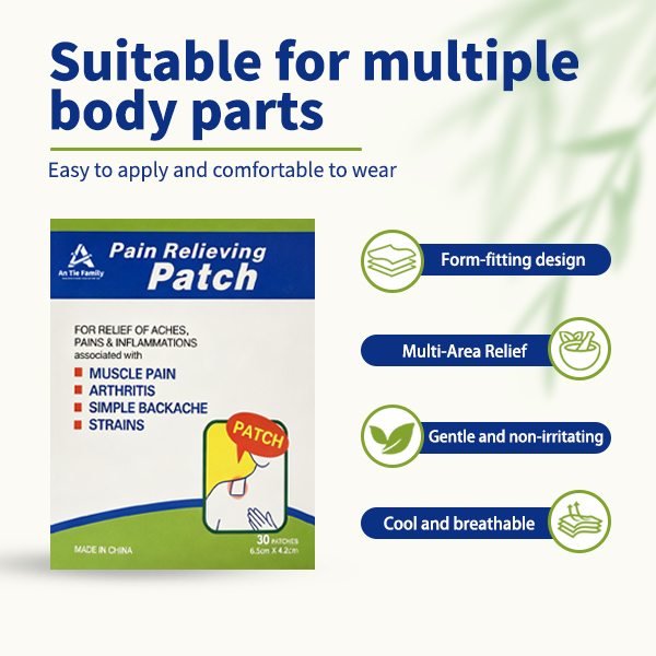 Pain Relief Patch – 30 Patches/Box - Image 2